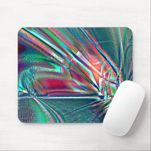 Fancy colours red to green faded & digital scratch mouse pad
