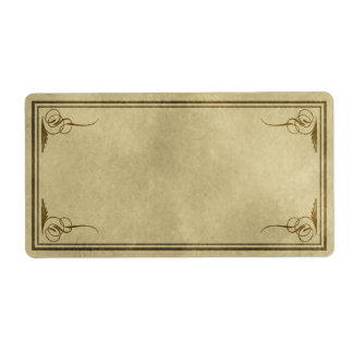 Fancy Corners Apothecary Label