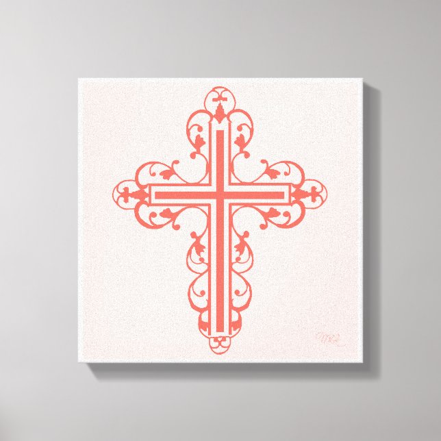 Fancy Cross Design No. 3 Canvas Print (Front)