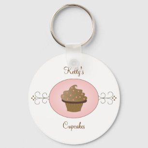 Fancy Cupcake Keychain
