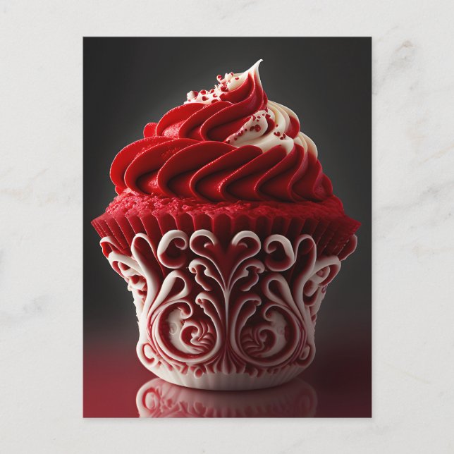 Fancy Cupcake Postcard (Front)