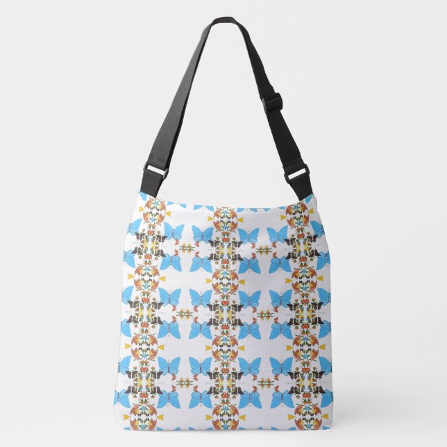 Fancy Cute Butterfly Collage Stylish Designed Bag (Front)