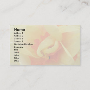 Fancy Daffodil Customizable Business Card