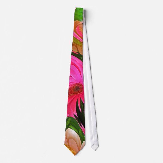 Fancy Daisies Digital Manipulation Tie (Front)