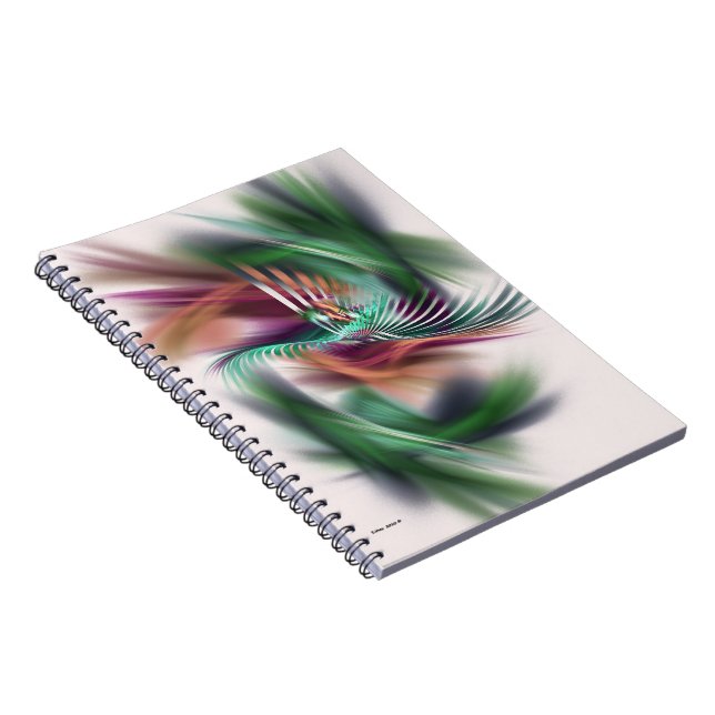 Fancy Dancer Abstract Notebook (Right Side)