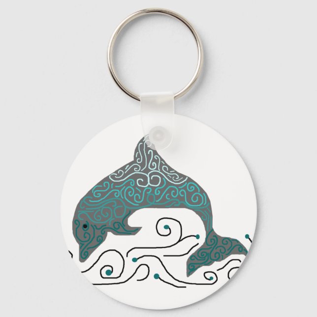 Fancy Dolphin key chain (Front)
