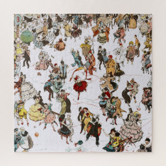 Fancy Dress Party, dancing couples in costume Jigsaw Puzzle