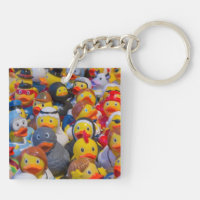 Fancy Dressed Yellow Plastic Ducks