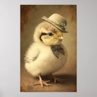 Fancy Easter Chick Downloadable Art
