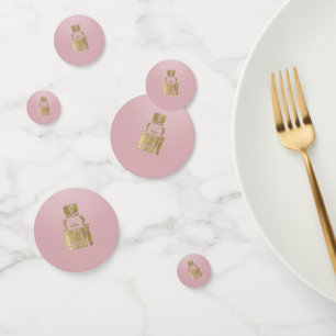 Fancy Elegant Pink & Gold Nutcracker Holiday Party Confetti
