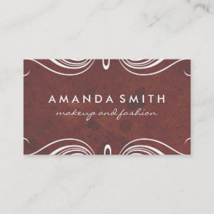 Fancy Elements with Rustic Business Card