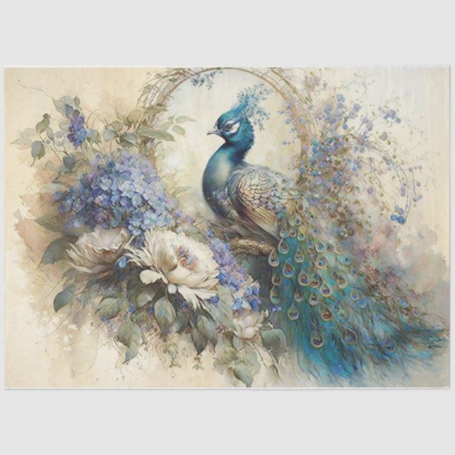 Fancy Feathers  Tissue Paper (Front)