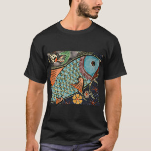 Fancy Fish Mosaic Artsy Pattern Sticker Mug Gifts T-Shirt