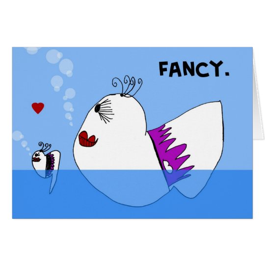 Fancy Fish Notecard