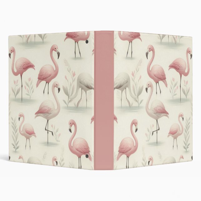 Fancy Flamingo Binder (Background)