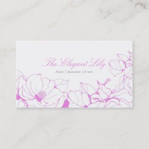 Fancy Floral Business Card