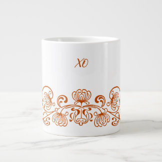 Fancy Floral Giant Coffee Mug