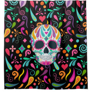 Fancy Flowered Sugar Skull