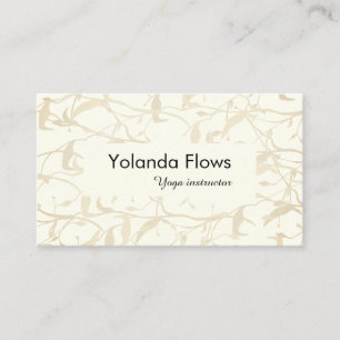 Fancy Foliage Business Card