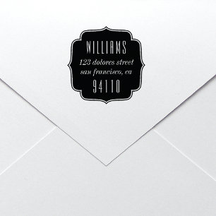 Fancy Frame Self-Inking Return Address Stamp