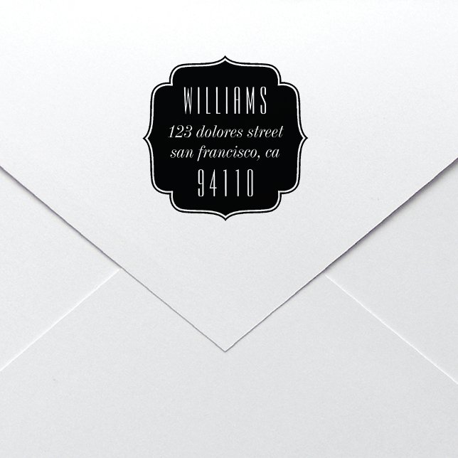 Fancy Frame Self-Inking Return Address Stamp (Creator Uploaded)