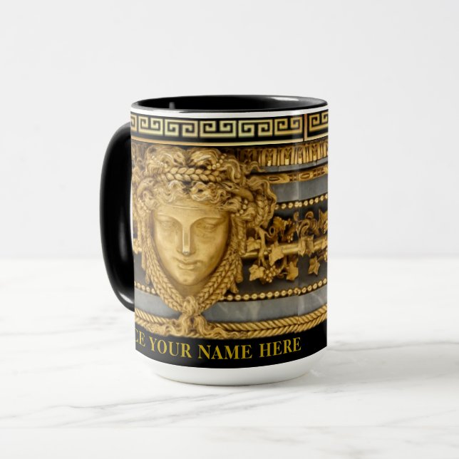 Fancy French Ormolu Personalized Gift Mug (Front Left)