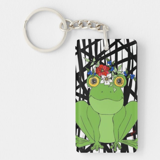Fancy Frog Key Chain! Keychain (Front)