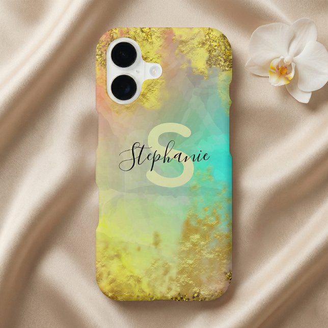 Fancy Glam Abstract Gold Metallic Foil Glitter (Creator Uploaded)