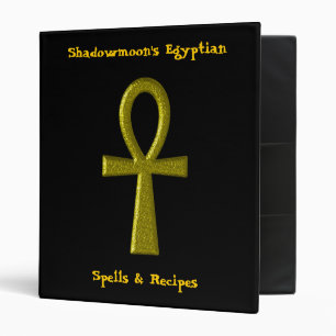 Fancy Gold Ankh Binders