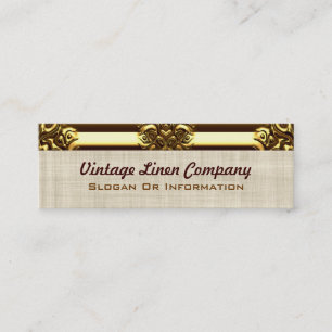 Fancy Gold Border Vintage Business Cards