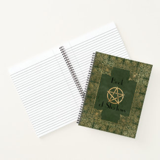Fancy Gold & Green Book of Shadows