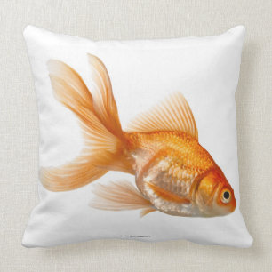 Fancy Goldfish Throw Pillow