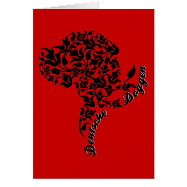 Fancy Great Dane Portrait (Front)