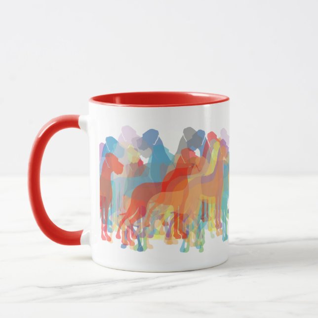 Fancy Great Danes Mug (Left)