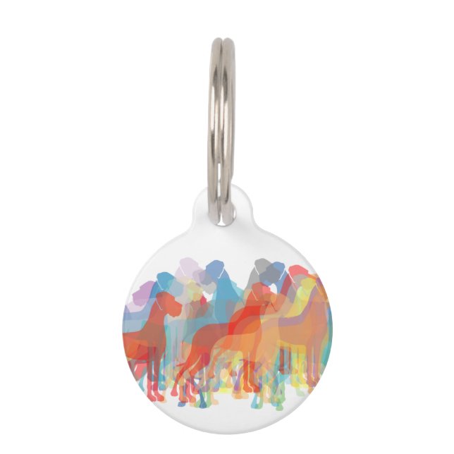 Fancy Great Danes Pet Tag (Front)