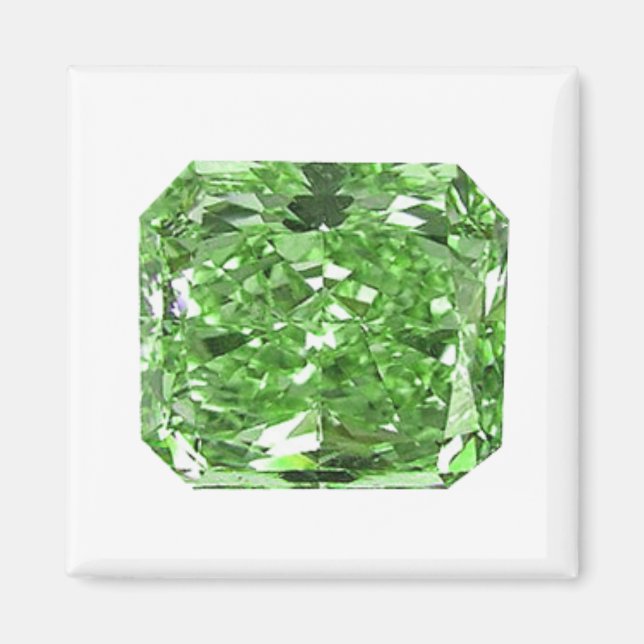 Fancy Green Diamond Magnet (Front)