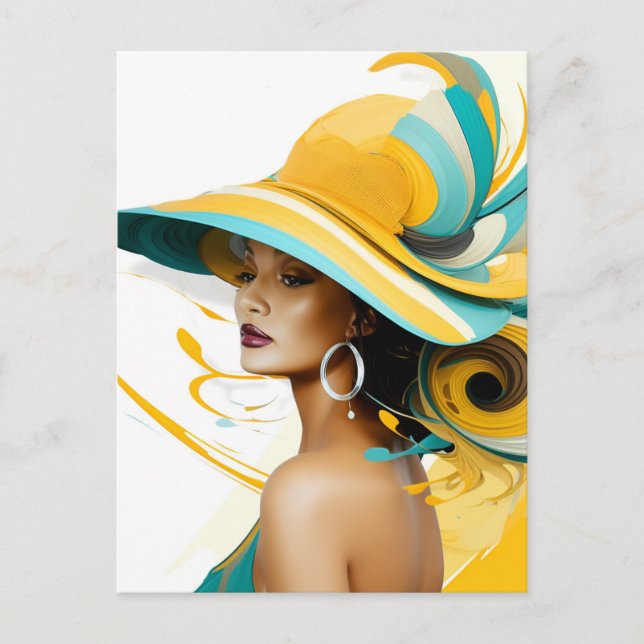 FANCY HAT PARADE #5 POSTCARD (Front)