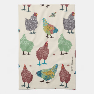 Fancy Hens towels