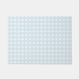Fancy Holiday Artistic Snowflake Pattern Christmas Doormat