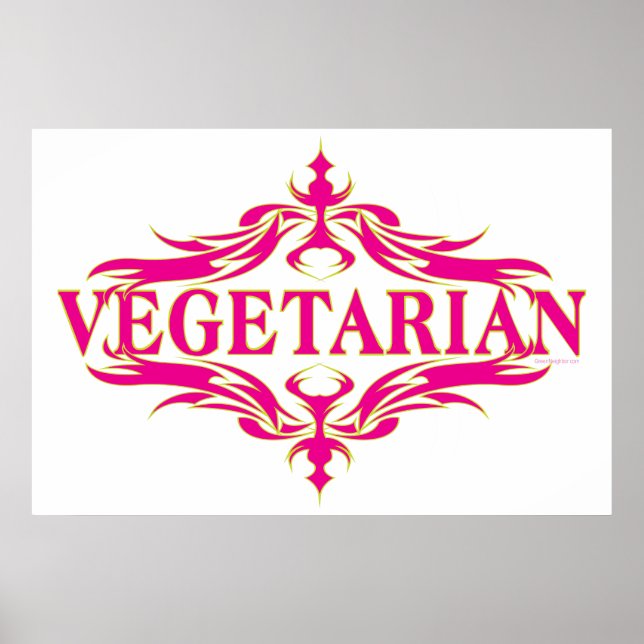 Fancy in Pink - Vegetarin Poster (Front)