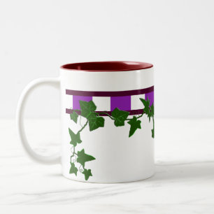 fancy ivy Two-Tone coffee mug
