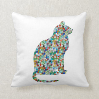 FANCY Jewel Throw Pillow Cats Animals