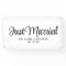 Fancy Just Married Car Banner
