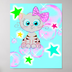 Fancy Kitten - Poster