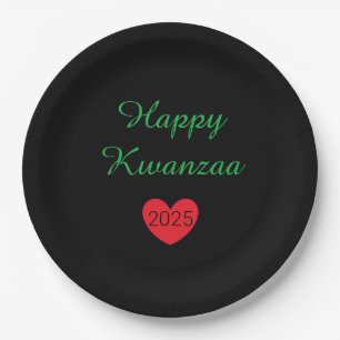 Fancy Kwanzaa  Paper Plate