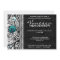 Fancy Lace Sugar Skull Day of the Dead Invite