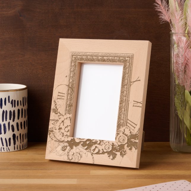 Fancy Laser Etched Picture Frame (Left)