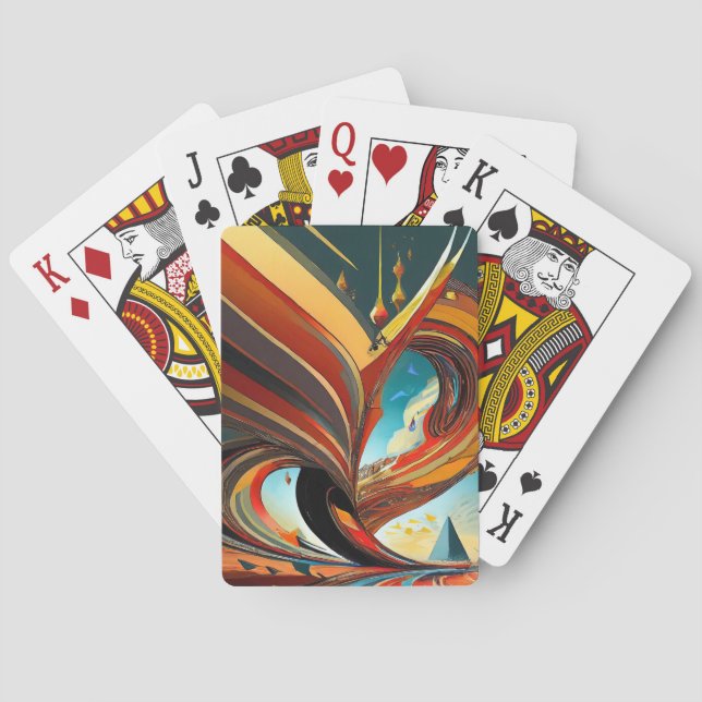 Fancy Latest Design Printed  Playing Cards (Back)