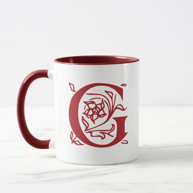 Fancy Letter G Mug (Left)