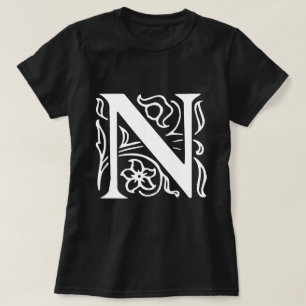 Fancy Letter N T-Shirt